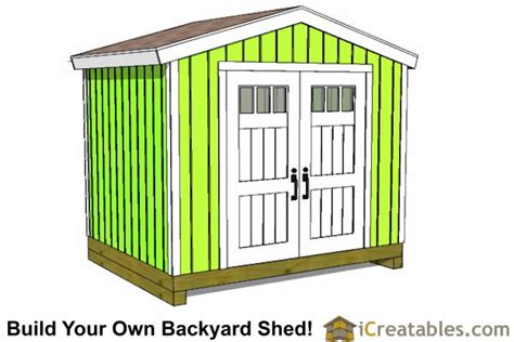 8x10 Shed Plans Diy Storage Shed Plans Building A Shed