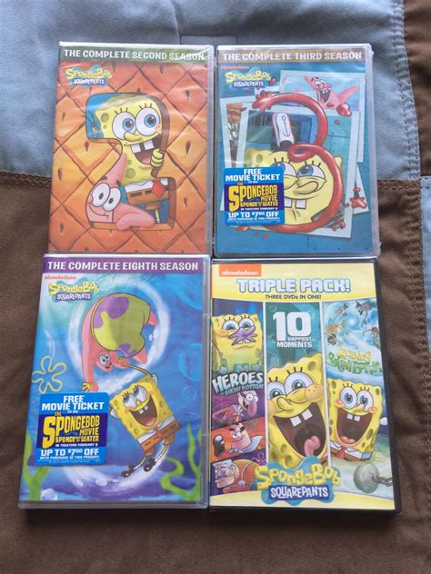 Found Sealed Spongebob Dvds For 1 Each Dvdcollection