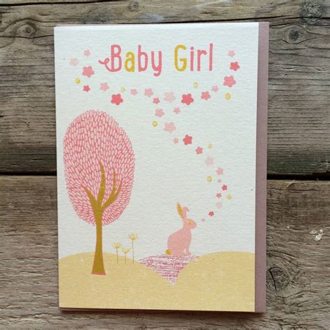Baby Girl Card By Velvet Olive