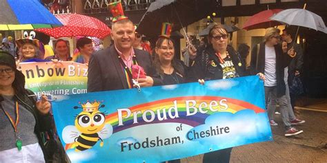 Proud Bees Of Frodsham At Chester Pride Parade 2016