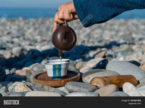 Close Woman Pouring Image And Photo Free Trial Bigstock