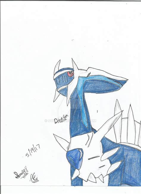 Dialga Sketch By Sora498 On Deviantart