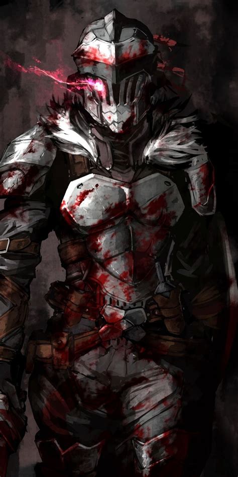 Wounded Goblin Slayer Warrior Artwork 1080x2160 Wallpaper Anime