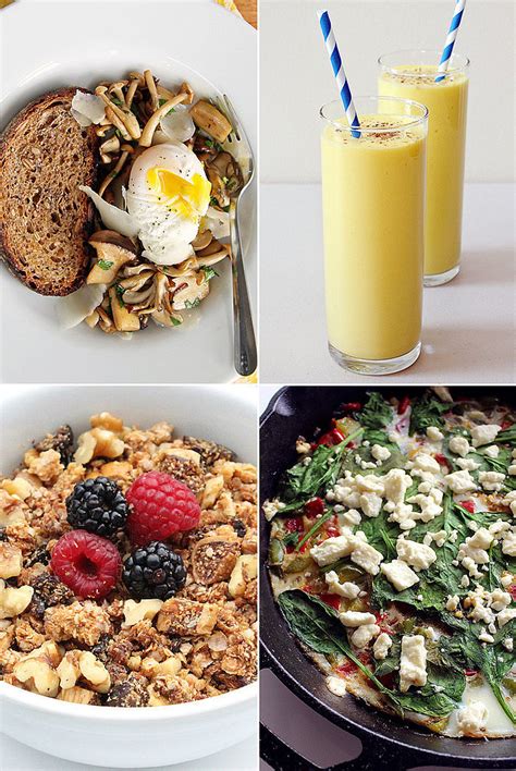 Try to plan ahead so that your work is easier during the busy morning hours. Healthy Breakfast Recipes | POPSUGAR Food