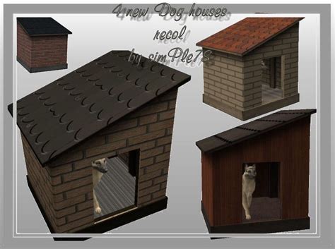 Dog Houses How From The Real Life Dog Houses Real Life Sims 4 Pets