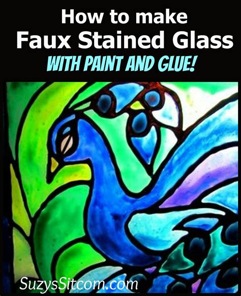 How To Make A Stained Glass Window Without Glass