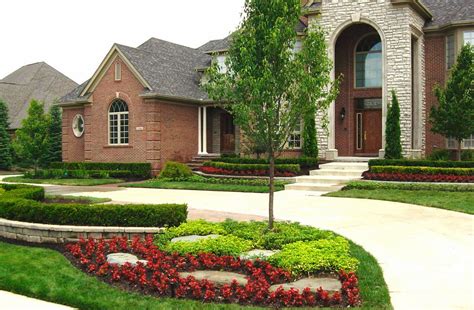 Landscaping Front Of House Home Design Inside