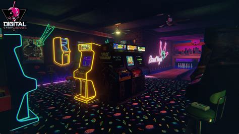 Neon Arcade Wallpapers Top Free Neon Arcade Backgrounds Wallpaperaccess