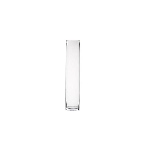 Tall Glass Cylinder Vase 24 X 4 Clear Glass Flower Vase Wholesale Flowers And Supplies