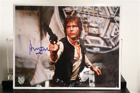 Harrison Ford Autograph Signed 11x14 Of Han Solo By Harris Flickr