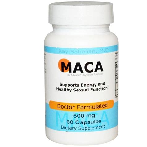Buy Advance Physician Formulas Inc Maca 500mg 60 Capsules At
