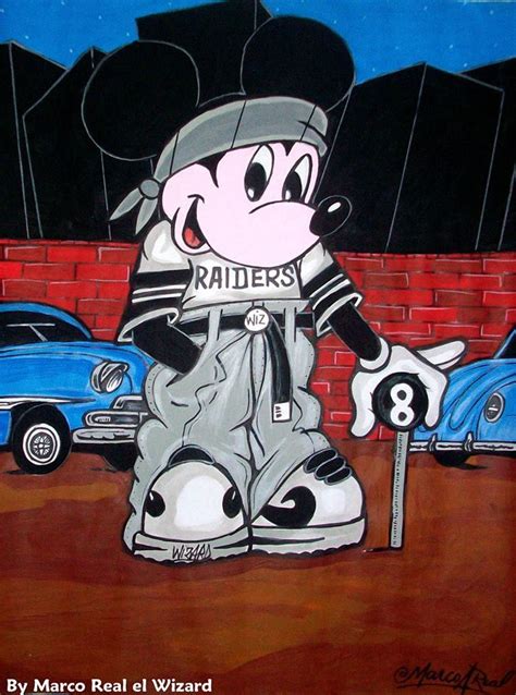 Mickey Mouse Gangster Painting Mickey Mouse Art Mickey Mouse Cartoon