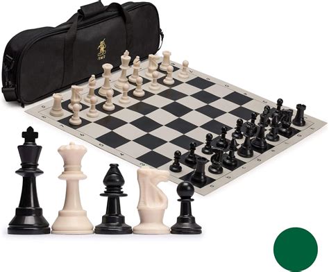 Weighted Chessmen And Vinyl Board Club Pack 4 Staunton Tournament Chess Sets Toys And Hobbies