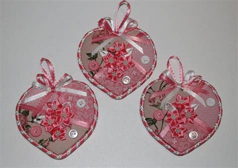 Pink Victorian Heart Ornaments Pink Heart Ornaments Valentine S Day