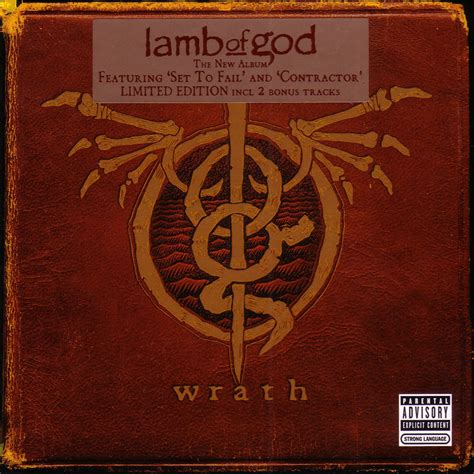 Carátula Frontal De Lamb Of God Wrath Limited Edition Portada