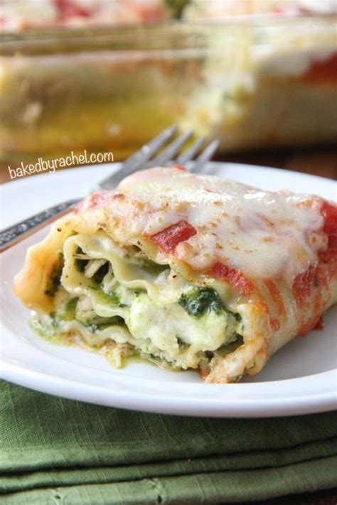 Pesto Chicken Lasagna Rolls Recipes Chicken Lasagna Rolls Food