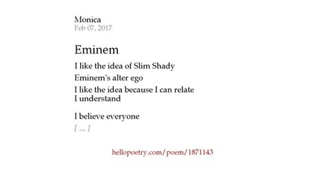 Eminem Poems