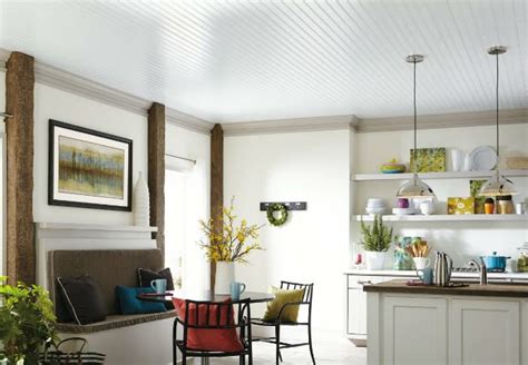 It can be glued over most stable ceiling surfaces including popcorn ceilings and painted to your likeness. Beadboard Ceilings 101: All You Need to Know - Bob Vila