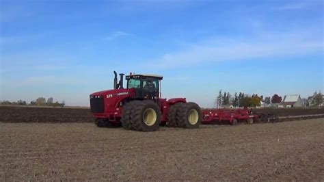 Fall Tillage With A Versatile 575 Tractor Pulling A Krause Dominator