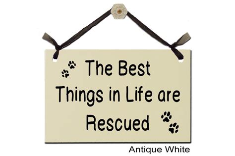 The Best Things In Life Are Rescued Life Is Good Notable Quotes Life