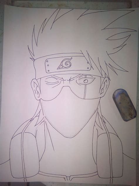 Kakashi Hatake Sharingan Drawing