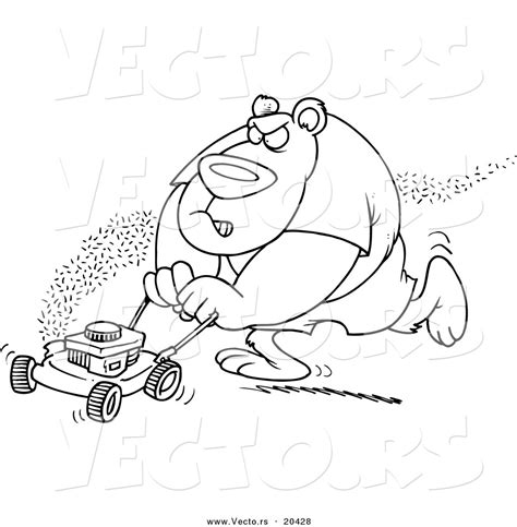 Lawn Mower Coloring Page At Free Printable Colorings