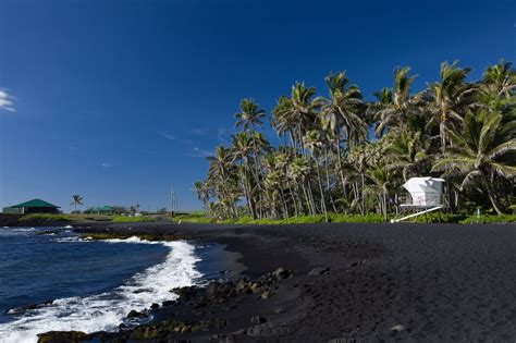 these black sand beaches in hawaii will leave you in awe