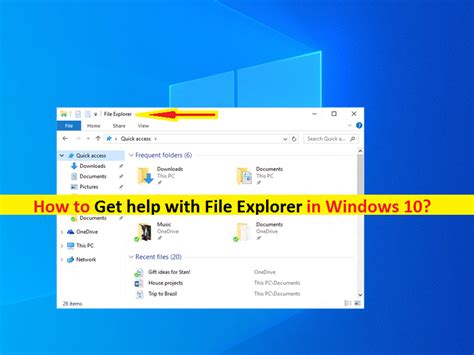 Como Obter Ajuda Com O File Explorer No Windows 10 Techs And Gizmos
