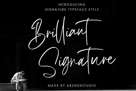 Brilliant Signature Font | Designed by Arendxstudio