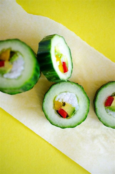 Cucumber Sushi Rolls Delicious Sushi Without The Mess Recipe