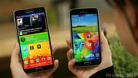 Galaxy S5 Vs Galaxy Note 3 Samsungs Flagships In A Comparison