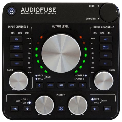 Arturia Audiofuse Rev2 Usb Audio Interface Black Usb Audio