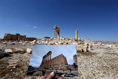 Temple Of Bel The Destruction Of Palmyra By Isis Pictures Cbs News