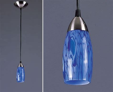 Blue Glass Pendant Lights Glass Designs