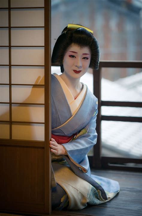 Japanese Geisha Japanese Beauty Yukata Kyoto Japan Kultur Miharu Japan Outfit Male Kimono