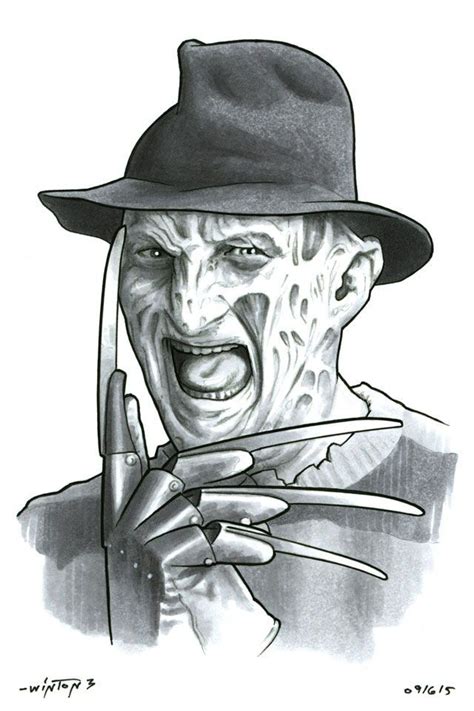 How To Draw Freddy Krueger Face Step By Step Easy Arreola Raides