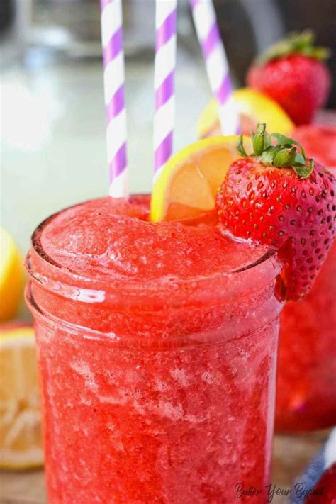 Strawberry Lemonade Vodka Slush Recipe Vodka Slush Frozen Drinks Alcohol Summer Vodka Drinks