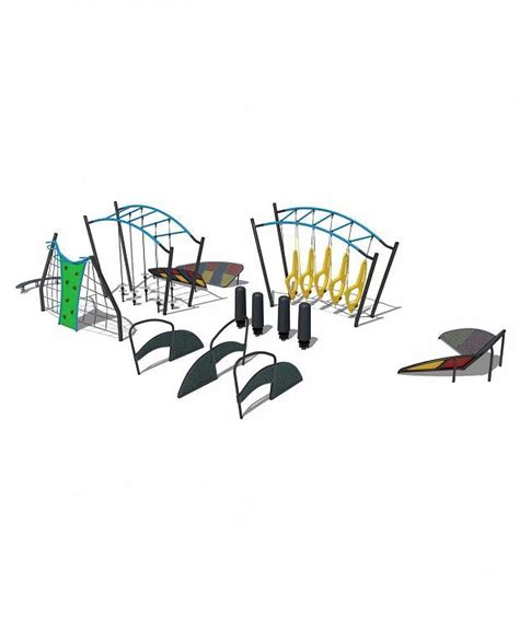 Outdoor Fitness Equipment And Obstacle Courses Gametime Playground
