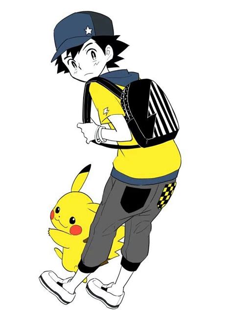 Ash Ketchum And Pikachu ♡ I Give Good Credit To Whoever Made This Ash Pokemon Pikachu