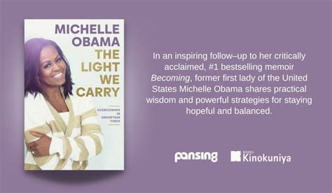 The Light We Carry Michelle Obama Books Kinokuniya Webstore Malaysia