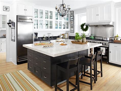 If the kitchen design allows, the kitchen island can also feature the sink or the cook top making the perimeter counter top available for placing pots and pans. 60 Kitchen Island Ideas, Leaven Up Your Cookery