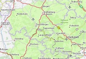 MICHELIN-Landkarte Pappenheim - Stadtplan Pappenheim - ViaMichelin