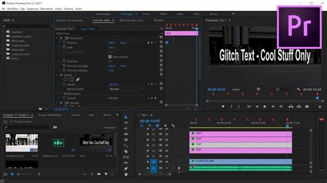 Adobe® after effects® and premiere pro® is a trademark of adobe systems incorporated. Glitch Text Effect - Premiere Pro CC 2017 (ITA/ENG) - YouTube