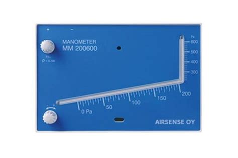 Airsense Mm Manometers Filter Alerts Inclined Liquid