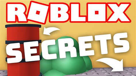8 Roblox Secrets Youtube