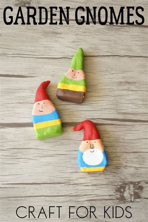 Diy Garden Gnomes Gartenbasteln Für Kinder Diy Feengarten