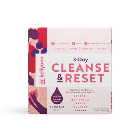 3 Day Cleanse And Reset Detox Cleanse Dr Kellyann