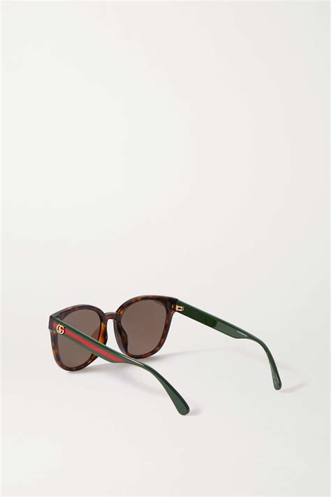 gucci eyewear round frame acetate sunglasses net a porter