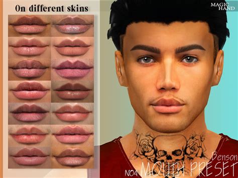 Sims 4 Male Lip Presets Sitelip Org
