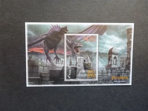 New Zealand 2022 Lord Of The Rings Mini Sheet Fell Beast Mint Stamp 5
